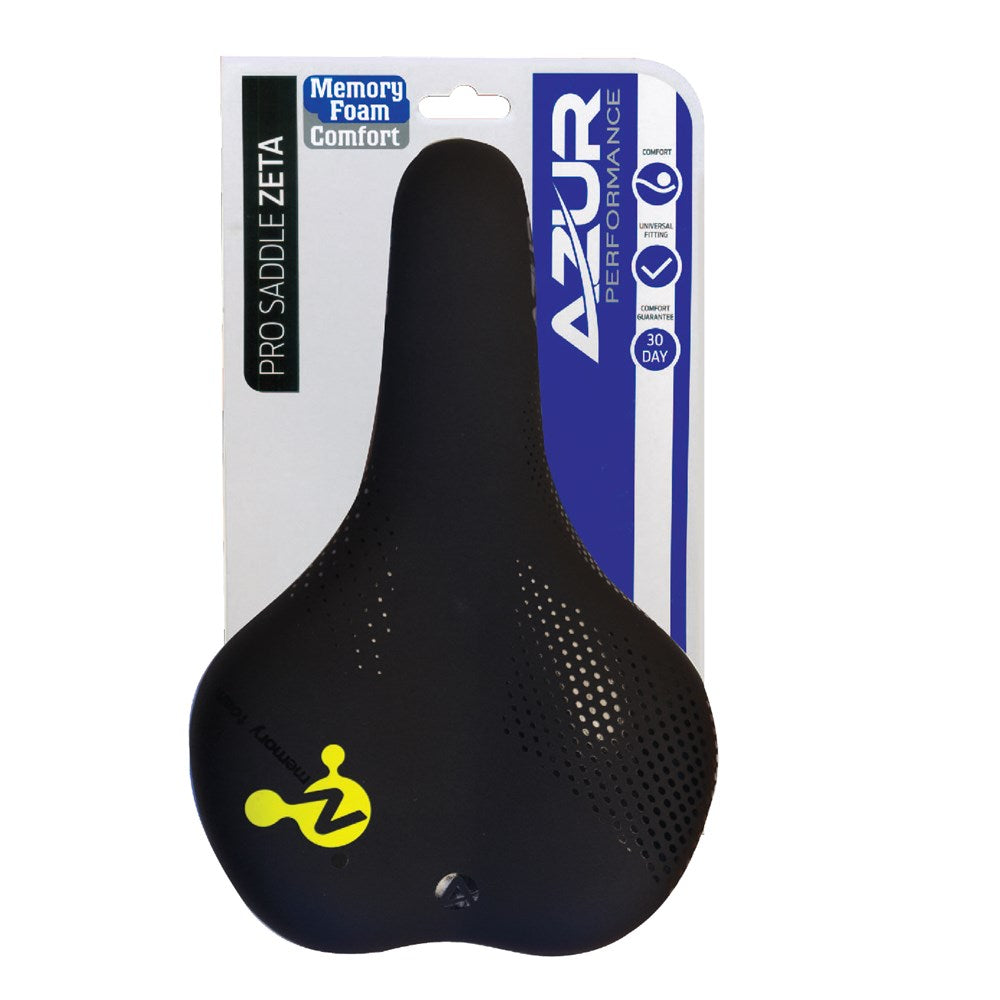 Azur Zeta Pro Memory Foam Comfort Saddle