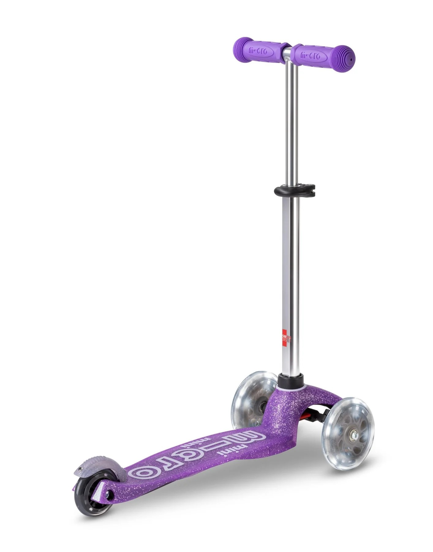 Micro Mini Deluxe Glitter LED 3 Wheel Scooter