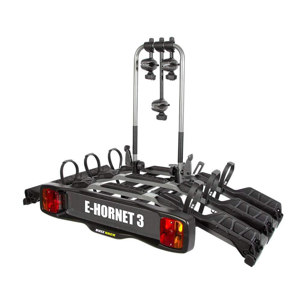 Buzzrack E-Hornet 3 Bike Platform Tow Ball Mounted E-Bike Rack Including Lights