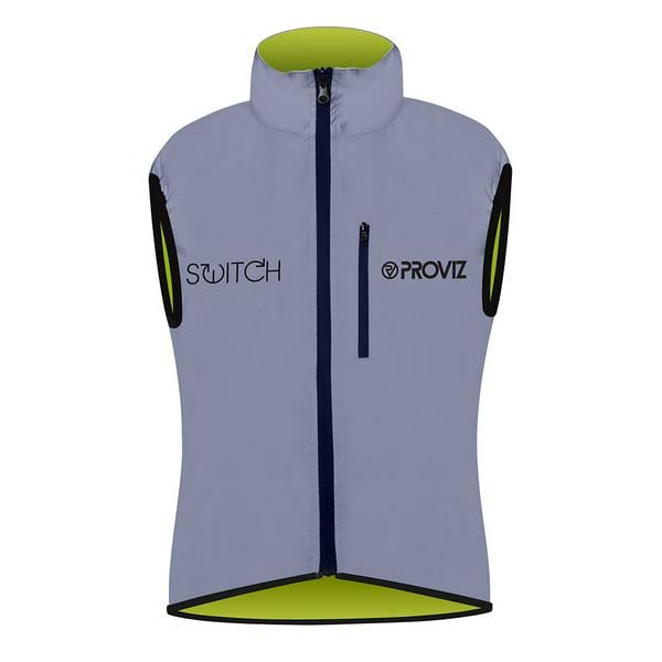 Proviz REFLECT 360 Switch Water Proof Womens Cycling Gilet Vest Reflective Neon Yellow