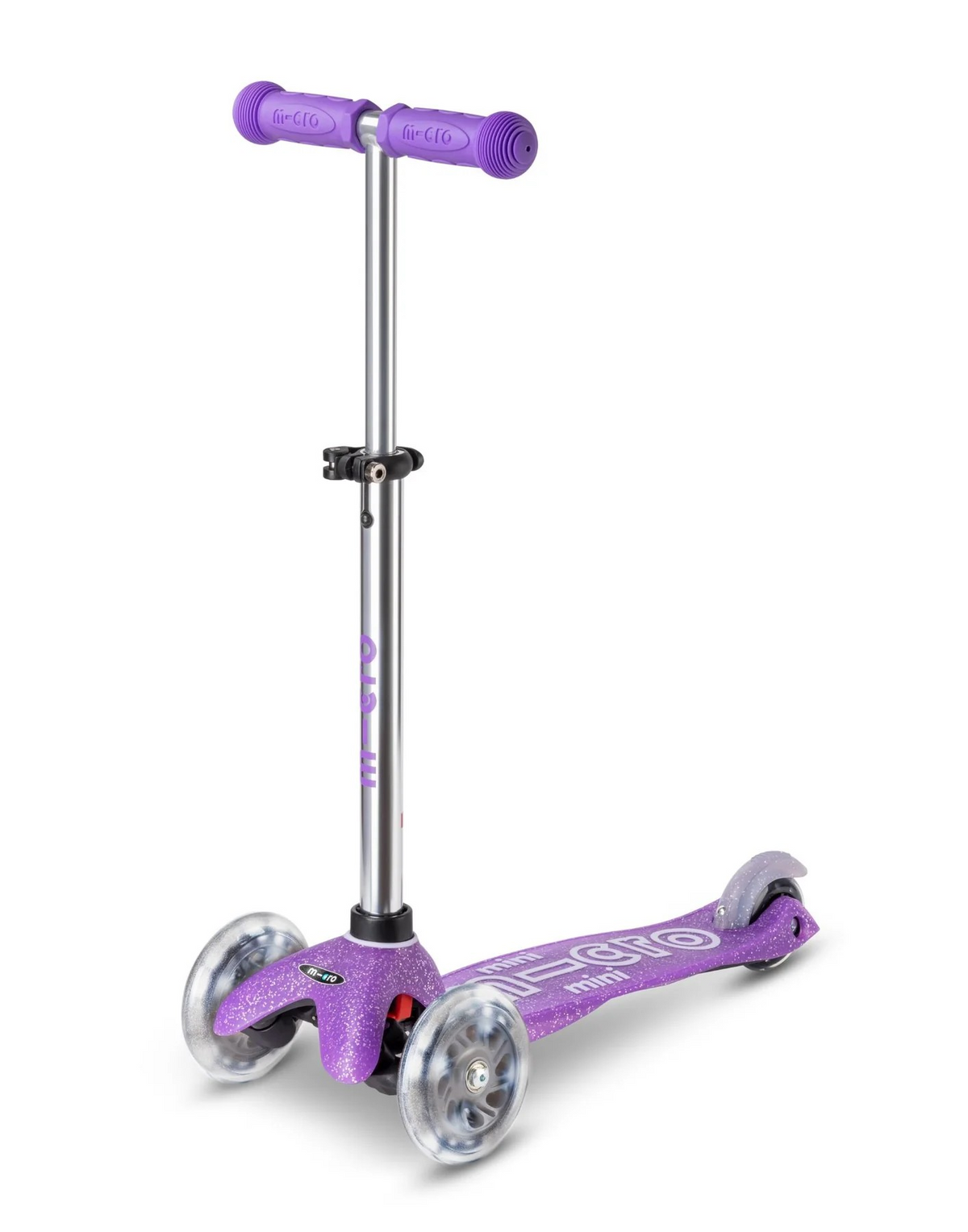 Micro Mini Deluxe Glitter LED 3 Wheel Scooter