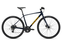 Giant Cross City 3 Disc Flat Bar Road Bike Ultra Navy Blue 2025