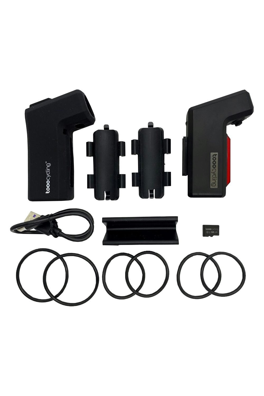 Tooo Cycling DVR 80 Rear Light Camera Bundle Includes SD Card And Silicone Case