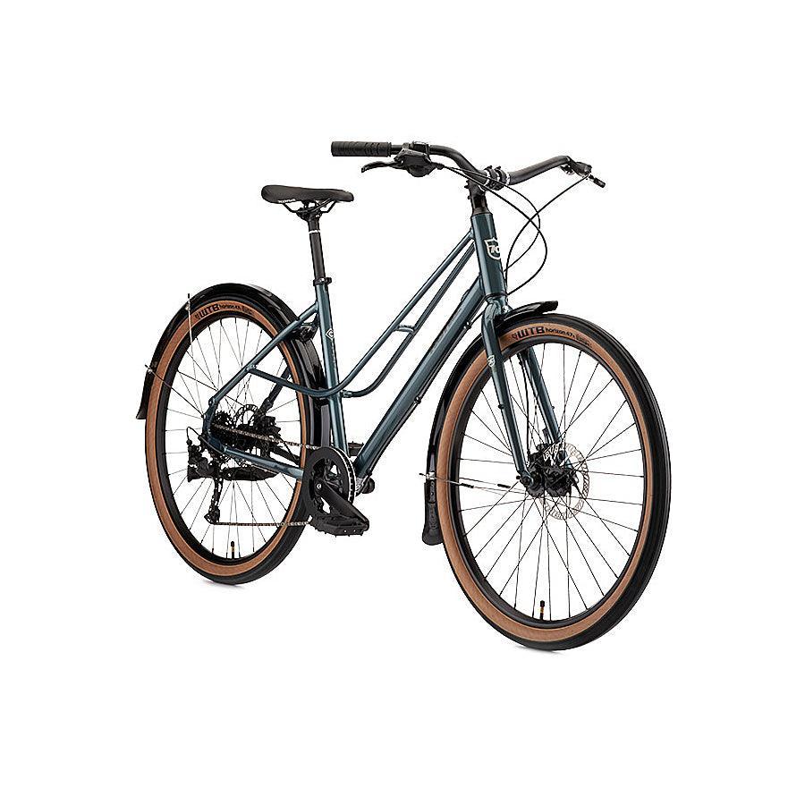 Kona Coco Flat Far Step Through Bike Dragonfly Green