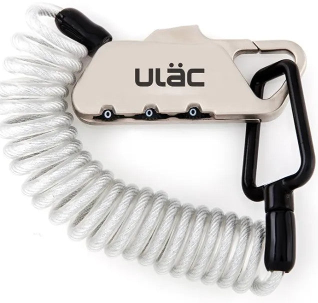 Ulac Piccadilly LTD Karabiner Combo Lock Silver