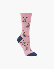 Bamboozld Womens Bilby Burrows Bamboo Sock Pink 2-8