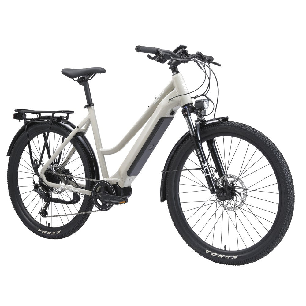 Shogun eMetro AT Step Through Mountain Hybrid e-Bike Sandshell