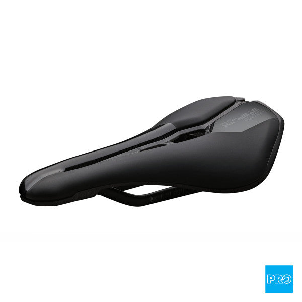 PRO SADDLE  STEALTH TEAM CURVED CARBON RAIL BLACK 142mm