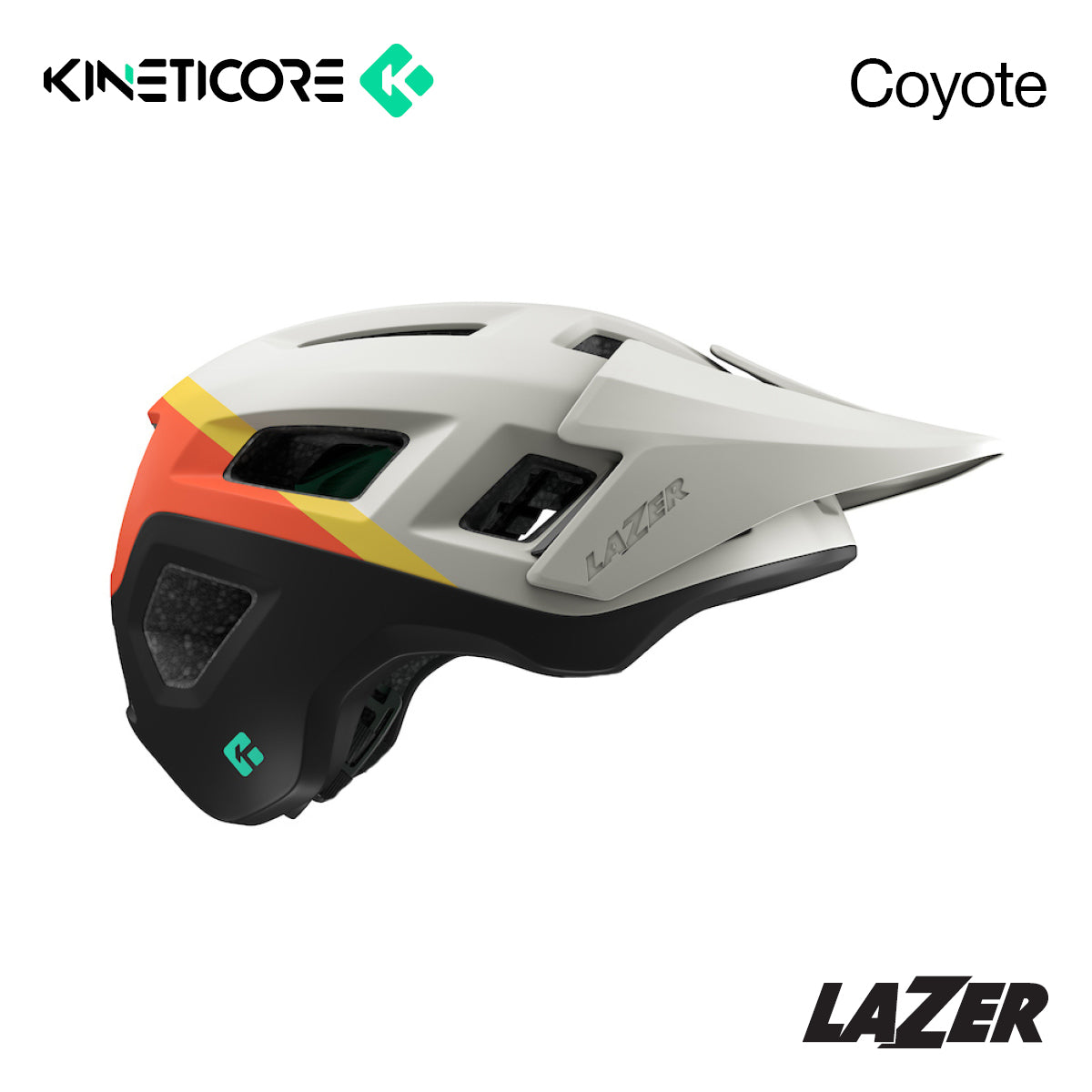 *CLOSEOUT* Lazer Coyote Kineticore MTB Cycling Helmet Matte Cali