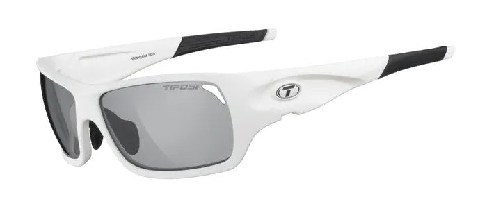 Tifosi Sunglasses Duro Matte White Fototec Light Adjusting Lense