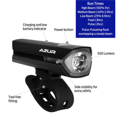 Azur Ursa Light Set 550/45 Lumens - Smart Brake Light