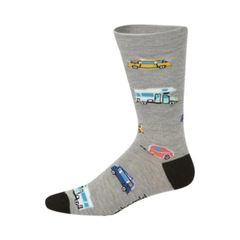 Bamboozld Mens Campervan Bamboo Sock Charcoal 7-11