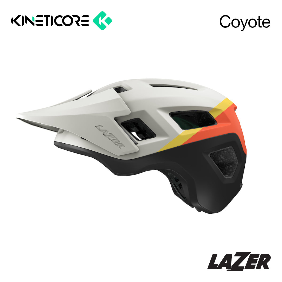 *CLOSEOUT* Lazer Coyote Kineticore MTB Cycling Helmet Matte Cali