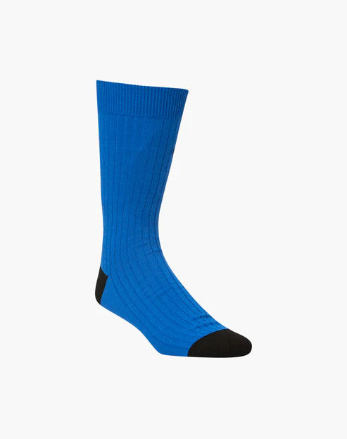 Bamboozld Mens Classic Rib Bamboo Sock Marine 7-11