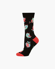 Bamboozld Womens What a Hoot Bamboo Sock 2-8