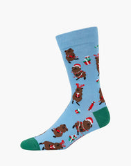 Bamboozld Mens Festive Quokka Bamboo Sock 7-11