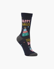 Bamboozld Womens Happy Birthday Bamboo Sock 2-8