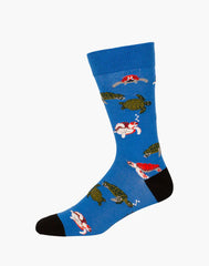 Bamboozld Mens Sea Turtle Bamboo Sock 7-11