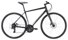 Apollo Exceed 10 Disc Flat Bar Bike Matte Black and Silver