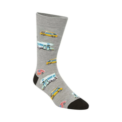 Bamboozld Mens Campervan Bamboo Sock Charcoal 7-11