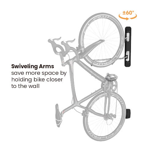 Bike Rakz Ezi-Fold Small 2.1" Wall Mounted Bike Rack