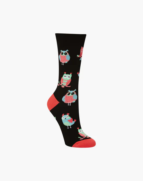 Bamboozld Womens What a Hoot Bamboo Sock 2-8