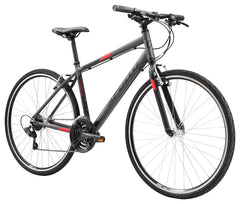 Apollo Trace 10 Mens Flat Bar Bike MatteCharcoal and Red