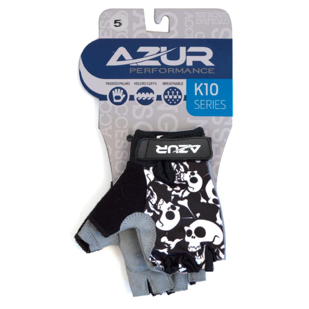 Azur K10 Kids Gloves Skulls