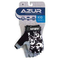 Azur K10 Kids Gloves Skulls