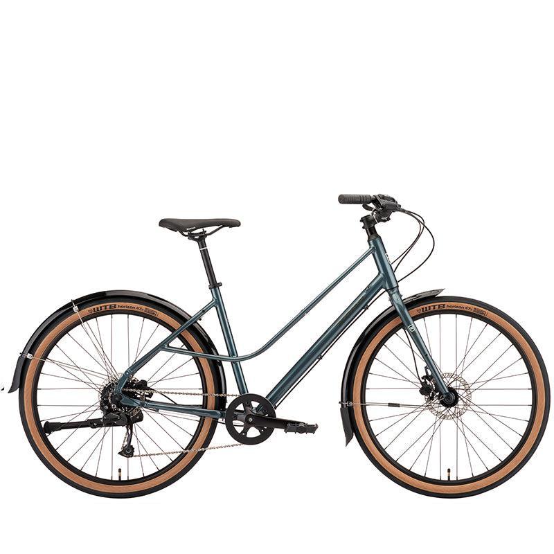 Kona Coco Flat Far Step Through Bike Dragonfly Green