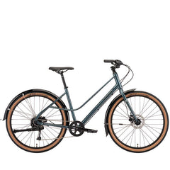 Kona Coco Flat Far Step Through Bike Dragonfly Green