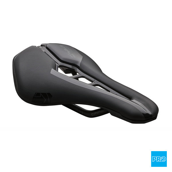 PRO SADDLE  STEALTH TEAM CURVED CARBON RAIL BLACK 142mm