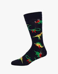 Bamboozld Mens  Dinosaurs Bamboo Sock 7-11