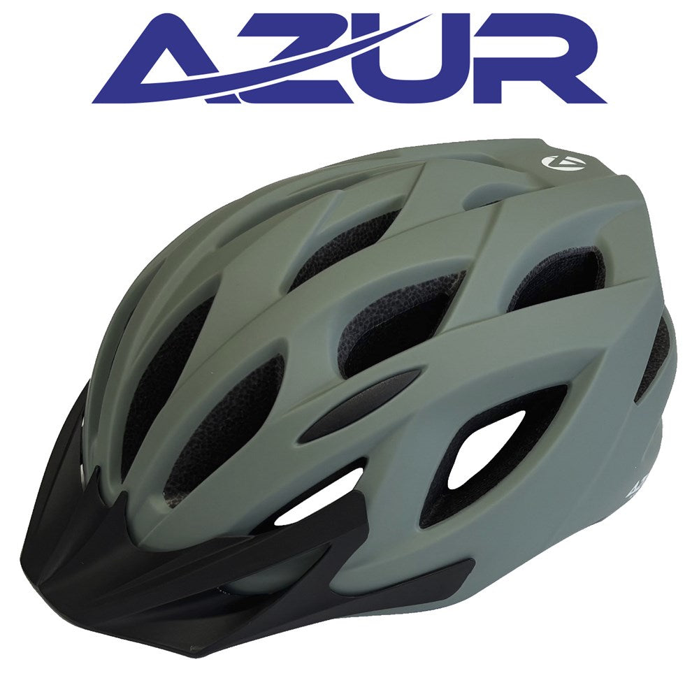 Azur Bicycle Helmet L61 Matt Army Green