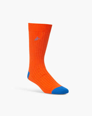 Bamboozld Mens Classic Rib Bamboo Sock Orange 7-11