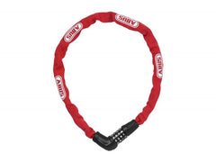 Abus Steel-O-Chain 5805C Combo Chain Lock Red 75cm