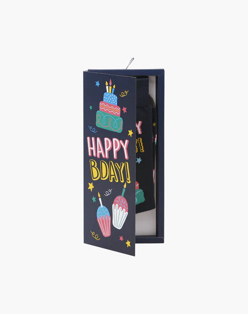 Bamboozld Mens Happy Birthday Bamboo Sock Card 7-11