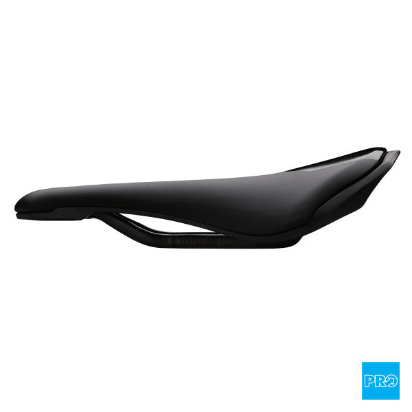 PRO SADDLE  STEALTH TEAM CURVED CARBON RAIL BLACK 142mm