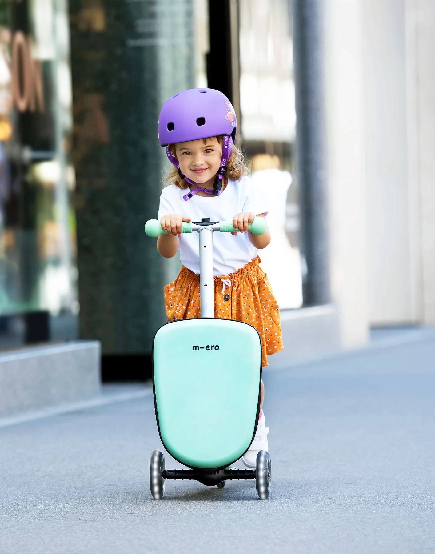 Micro Junior Luggage Scooter Mint