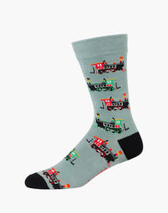 Bamboozld Mens Steam Train Bamboo Sock 7-11