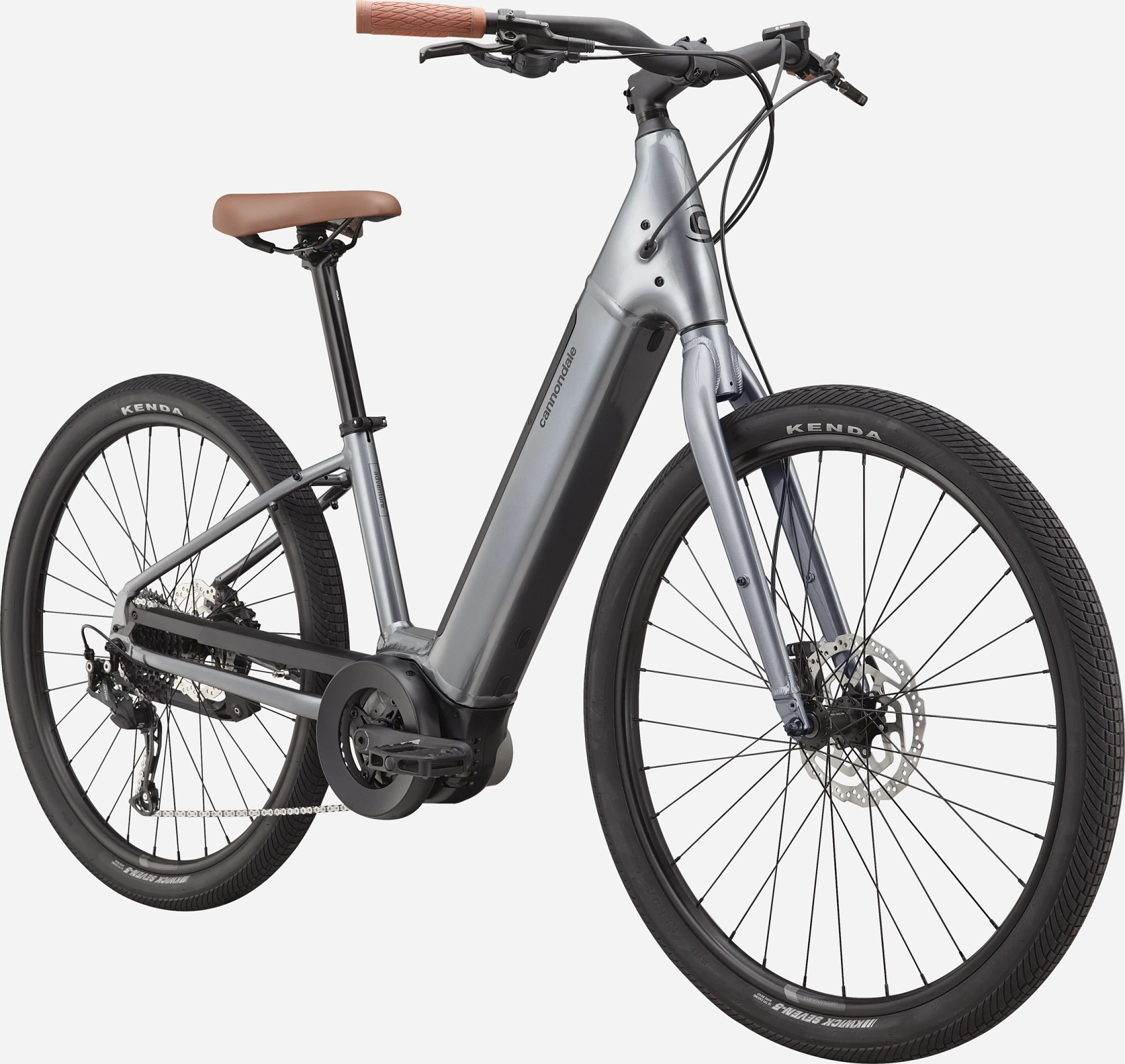 *CLOSEOUT* Cannondale Adventure NEO 4 Electric Bike Grey