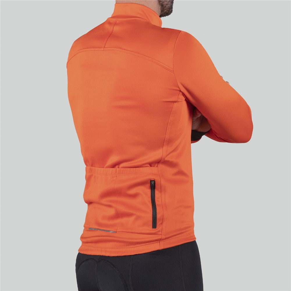 Bellwether Thermal Long Sleeve Mens Unisex Jersey Orange