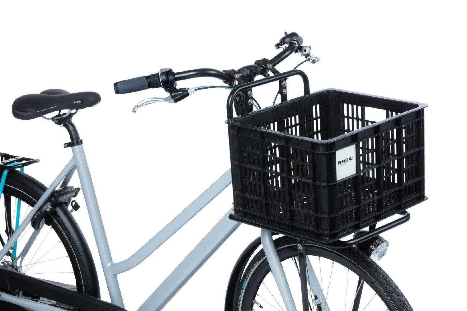 Basil Bicycle Crate Recycled Black