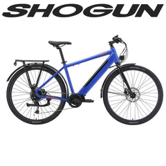 Shogun eMetro + Mens Hybrid e-Bike Blue