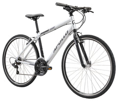 Apollo Trace 10 Mens Flat Bar Bike Matte Silver and Black