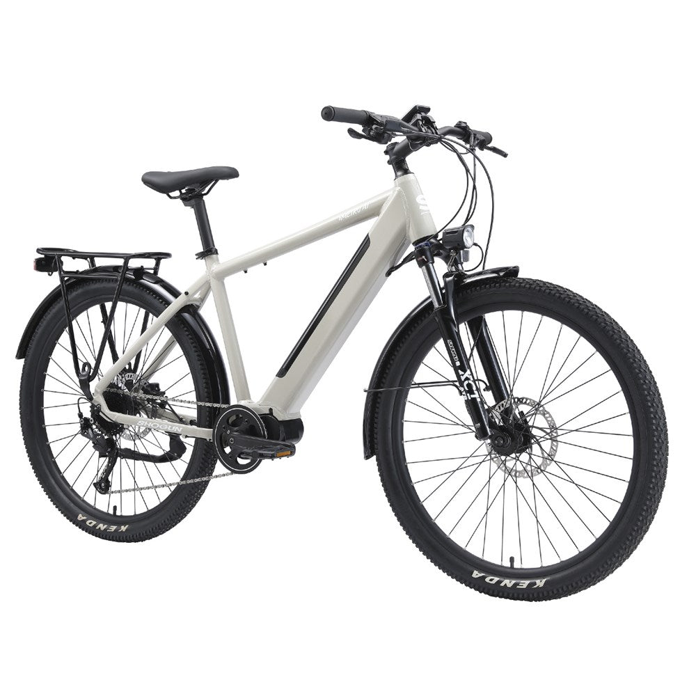 Shogun eMetro AT Mens Mountain Hybrid e-Bike Sandshell