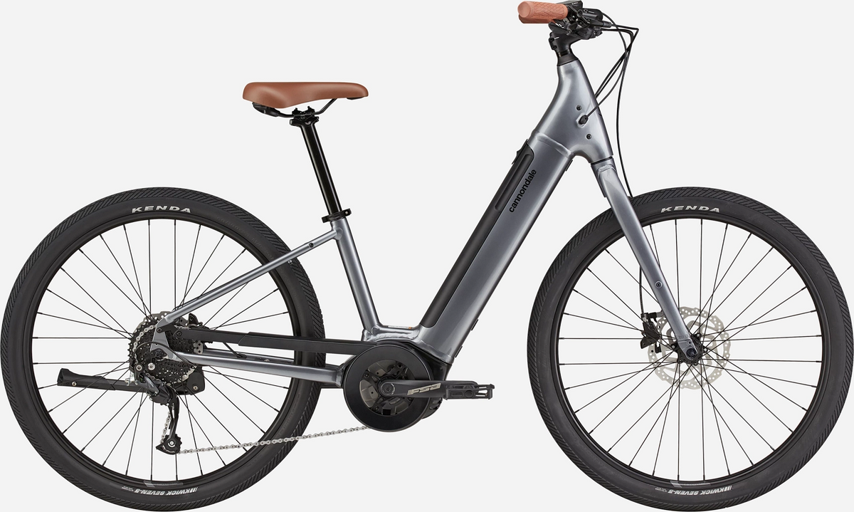 *CLOSEOUT* Cannondale Adventure NEO 4 Electric Bike Grey