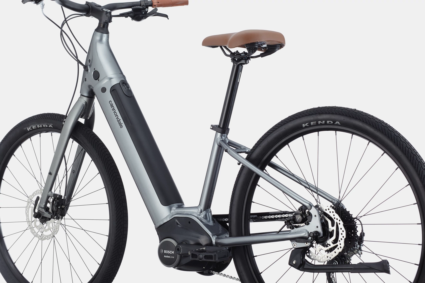 *CLOSEOUT* Cannondale Adventure NEO 4 Electric Bike Grey