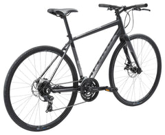 Apollo Exceed 10 Disc Flat Bar Bike Matte Black and Silver