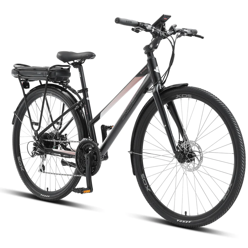 XDS E-VOKE Ladies Step Through Hybrid E-bike Matt Black